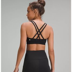 lululemon Energy Bra Medium Support Black Size 12